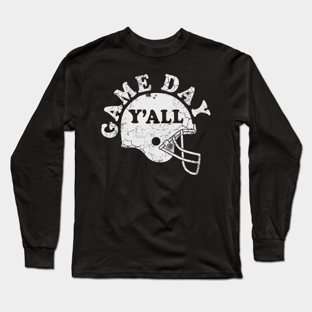 Game Day Y'all Football Long Sleeve T-Shirt by E